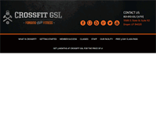 Tablet Screenshot of crossfitgsl.com